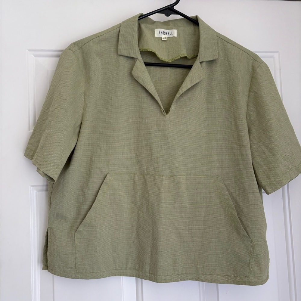 GHOSPELL Olive Green Shirt